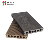 Wpc Platelage Teck Bois Plancher Bois Plastique Composite Bois 3D Grain Pont Extérieur Jardin Plancher En Relief 140x25mm Vente Rouge Anti