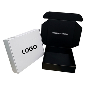 กล่องไปรษณีย์ลูกฟูกพิมพ์โลโก้ตามสั่ง กล่องพับได้รักษ์โลกสำหรับจัดส่งสินค้าอีคอมเมิร์ซ ของขวัญ และขายปลีก - Product Image 1