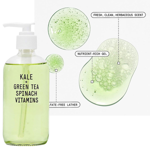 Nettoyant pour le visage hydratant et blanchissant OEM ODM pour <span class=keywords><strong>les</strong></span> cils, nettoyant pour le visage au thé vert et aux <span class=keywords><strong>épinards</strong></span> - Product Image 5