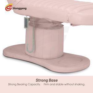 Camilla de Masaje Eléctrica Multifunción con Control de Pie y 3 Motores Ajustables para Salón de Belleza Spa y Tratamientos Faciales - Product Image 4