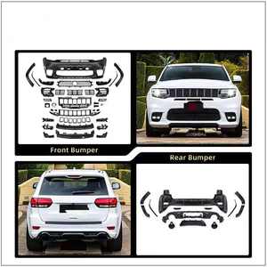 Kit de carrocería Facelift para <span class=keywords><strong>Jeep</strong></span> <span class=keywords><strong>Grand</strong></span> <span class=keywords><strong>Cherokee</strong></span> 2014 2015 2016 2017 2018 2019 2020, actualización a Kit de parrilla de parachoques de alta calidad - Product Image 1