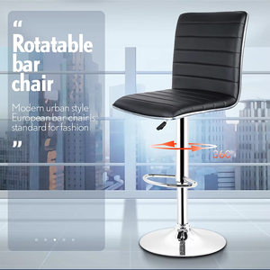 Fabricante al por mayor de elevación ajustable <span class=keywords><strong>SILLA</strong></span> DE <span class=keywords><strong>Bar</strong></span> estilo contemporáneo estable de cuero sintético taburetes para el hogar <span class=keywords><strong>Bar</strong></span> Hotel comedor - Product Image 5