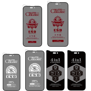 Protector <span class=keywords><strong>de</strong></span> Pantalla Mate Suave Anti-Espía para iPhone 17 Max, <span class=keywords><strong>Película</strong></span> Protectora <span class=keywords><strong>de</strong></span> Cerámica Nano 3D ESD, Anti-Miradas, PET Anti-Rayones - Product Image 1