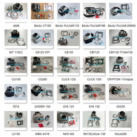 Piston forgé KTD Racing LC135 57mm 62mm 63mm 65mm pour moto, bloc-cylindres en céramique