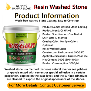 Wash-Free Resin Washed Stone Floor Coating Outdoor Courtyard Micro-<b>Rock</b> Wall <b>Paint</b> Indoor & Outdoor Scraping Coating Material - Product Image 4