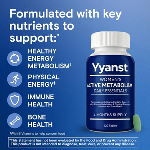 Suplemento diario multivitamínico de hierro de disolución rápida de marca privada de alta calidad que apoya la absorción de hierro en tabletas. - Product Image 6