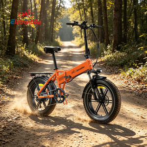 20 Inch Folding Electric Bicycle Fat Tire Full Suspension E Bike 250W 55Nm 48V 13Ah Collapsible Ebike EU Local - Product Image 1