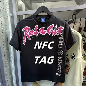 Camiseta Oversize de Lujo para Hombre con Escaneo NFC, Estilo Hip Hop, 250 GSM, Diseño Gráfico, Algodón Pesado, Personalizable, Tallas Grandes - Product Image 5