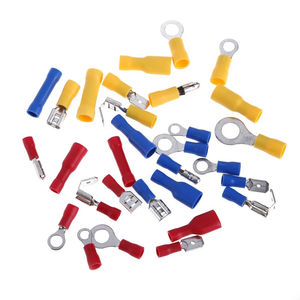 Fabricante de terminales de cable eléctrico Terminación de cable Crimp Cobre Anillo redondo Conectores de terminales aislados - Product Image 2