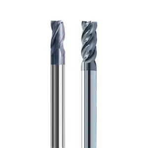 SANT Cnc Herramienta plana Fresas Fresa Herramientas de carburo 2 Flauta Carburo End Mill Ball Nose