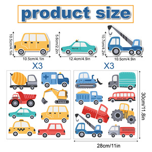 <span class=keywords><strong>Adesivi</strong></span> murali in PVC cartone animato auto grazioso <span class=keywords><strong>asilo</strong></span> decorazione della camera da letto per bambini decorazione della camera da letto <span class=keywords><strong>adesivi</strong></span> - Product Image 5