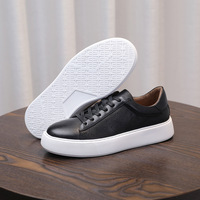 Haute qualité hommes en cuir de vache haut de gamme en cuir véritable décontracté extérieur amorti baskets course Skateboard marche Style chaussures