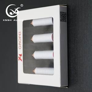 Haut de gamme XSSH YIVO <span class=keywords><strong>Audio</strong></span> HIFI bricolage OEM <span class=keywords><strong>adaptateur</strong></span> RCA 8.5mm trou de fil avec rouge pur cuivre blanc coque <span class=keywords><strong>Audio</strong></span> RCA prise Jack connecteurs - Product Image 2