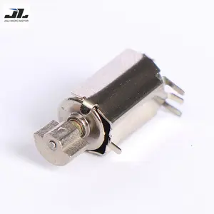 JL-0612 6X12mm 3V DC Motor getaran silinder dengan braket untuk mesin pijat kursi sikat gigi elektrik