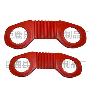 Indicateur de desserrage d'écrous à double anneau 32 mm rouge pour camions, bus, autocars, en PVC - Product Image 1
