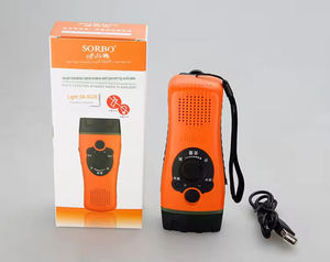 Hand-Crank Emergency Radio Flashlight, Rechargeable 3LED Survival Radio for Camping Earthquake Relief - Product Image 5