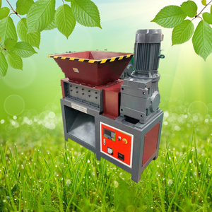 Industry Hydraulic Scrap Metal Cardboard Box Rubber Shredder Plastic Shredder Double Shaft for Garbage Disposal Station