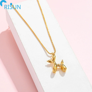 Vente en gros Collier en acier pour ballons enfantins et chiots Chaîne 3D avec accessoires Pendentif Logo personnalisé Porte-clés en émail pour chiens ballons - Product Image 5