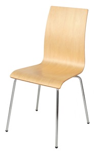 Modern <b>Dining</b> <b>Chair</b> with Chrome Legs <b>Stackable</b> Minimalist Design Home Furniture - Product Image 6