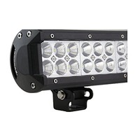 Barre lumineuse LED pour voiture à double rangée super lumineuse, 108 W, 36 LED, 18 pouces, barre fine LED antibrouillard, camions 4x4