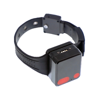 Megastek Suivi GPS cheville inviolable avec batterie externe Suivi GPS IP68 Anti inviolable GPS Noir Étanche