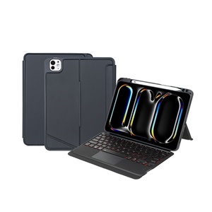 Funda con Teclado Magnético BT con Teclado de Oficina Portátil RGB Táctil, Diseño con Ranura para Lápiz, Compatible con iPad Pro 11 2024 - Product Image 1