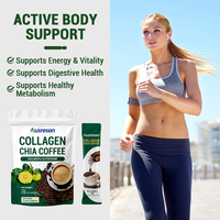 Springland OEM – Café minceur au collagène et aux pépites de chia de qualité supérieure – Boisson énergisante et supplément digestif – Vente en gros de café au collagène et aux pépites de chia
