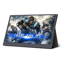 Moniteur portable de jeu de 15,6 pouces 165 Hz avec interface Type-C, 99% SRGB, écran IPS 300 cd/m²