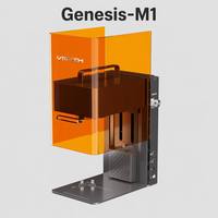 Grabador Láser Portátil de Mano Genesis-M1, Doble Láser de Fibra IR de 2W + Láser Azul de 10W, Marcador de Escritorio para Bricolaje y Pequeñas Empresas