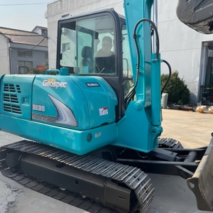 Excavatrice Kobelco SK60 d'occasion 6 tonnes, forte puissance, en stock, vente SK135 SK350 SK75 SK55 SK50, mini-excavatrice sur chenilles Kobelco SK55 d'occasion - Product Image 2