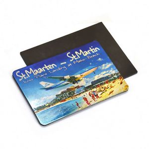 ของที่ระลึกธีมชายหาดมาโฮ แซงต์มาร์ติน สเตนมาอาร์เทน แบบปรับแต่งได้  แม่เหล็กติดตู้เย็นพิมพ์ลายฟอยล์โลหะ - Product Image 2
