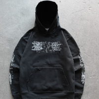 Pull en maille pour homme à col rond côtelé, coupe ample à épaules tombantes, manches longues en fourrure, avec logo personnalisé, confort moelleux, style crochet