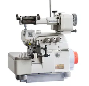 Máquina de costura overlock GC737N-LF-B-DD, unidade direta 3-thread máquina de costura elástica fixadora