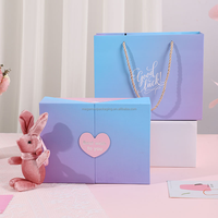 Boîte cadeau magnétique de luxe, boîtes à parfum pour femmes, emballage carré, costume de mariage, boîte cadeau en papier rigide