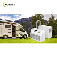 Climatiseur mobile split pour le camping, unité de refroidissement portable 5000 BTU, classe énergétique A, contrôlé par application, split portable