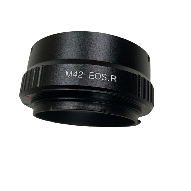 MASSA Aluminum Alloy CNC M42 Mount Full Frame Camera Lens Adapter Ring for Fuji Pentax Minolta EOS Black