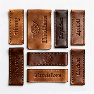 Chính hãng da các bản vá lỗi tùy chỉnh thương hiệu logo Nhiệt Báo Chí da thật vá với dính quần áo nhãn CuộN - Product Image 2