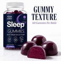 Gummies pour le sommeil en marque privée, faible MOQ, qualité sommeil réparateur, 60 pièces