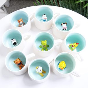 Tazza da Caffè in Ceramica Personalizzata OEM con Anatra all'Interno, Adatta al Microonde, Simpatica Figurina 3D Fatta a Mano, Regalo per Amici - Product Image 2