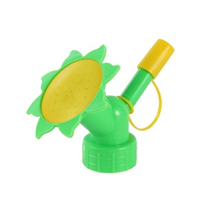 Plastic Flower Shape Watering Sprinkler Cap For Bottle Garden Plant Watering Fixed Spray Nozzle Green Blue Cyan - Product Image 2