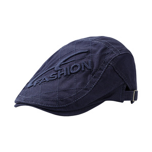 Wholesale Custom Vintage Pure Cotton Breathable Beret Hat Unisex Casual Minimalist <strong>Painters</strong> Cap Men Women Beach Sports Party Ski - Product Image 1