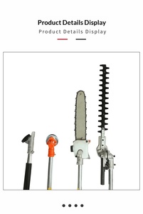 4-in-1 2-stroke Gasoline Brush Cutter 52cc Petrol Pole Saw Hedge Trimmer <b>String</b> <b>Garden</b> Pruning Machine Yard Orchard - Product Image 4