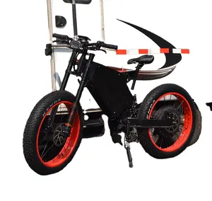 OEM ODMラージパワーファットエレクトリック折りたたみ自転車なし26 "* 3.0 5000w電動自転車爆撃機2ピストンバイク電動