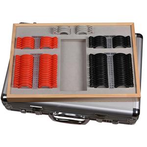 Caja óptica al por mayor directa de fábrica para optometría, estuche de metal para lentes oftálmicas con montura gratuita - Product Image 6