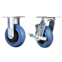 Roulettes à billes en acier avec noyau en fer robuste de 300 kg avec roulettes pivotantes à 360 degrés pour chariot d'atelier