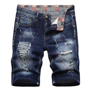 Shorts de Mezclilla Sensel Sports Y2k de Alta Calidad, Personalizados al por Mayor, con Bolsillo Trasero Bordado, Estilo Urbano, Corte Regular, 100% Mezclilla - Product Image 1