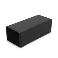 Logo personnalisé noir carré pliable lunettes coffret étui en verre dur en cuir Pu lunettes de soleil emballage lunettes étui pliant
