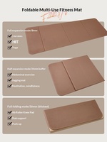 Tragbare Umweltfreundliche Wasserdichte Faltbare 8mm/12mm Rutschfeste Yogamatte mit Trageriemen - Markenprodukt Faltbare Reise-Yogamatte