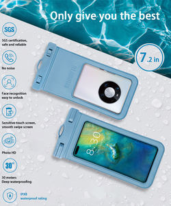 Water Proof <strong>Smartphone</strong> Neck Buoyancy Floating Clear Waterproof Mobile Phone <strong>Bag</strong> Case Touch Pouches for Swim Rafting Skiing - Product Image 3