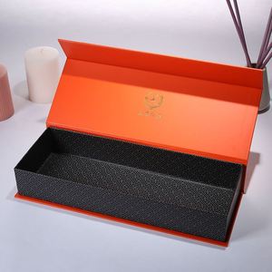 Cardboard Magnetic Closure small paper Packaging Gift Boxes for Hair Extension wig bundle packaging box